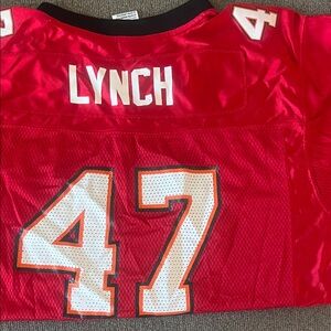 Buccaneers NFL Reebok Jersey with Number 47